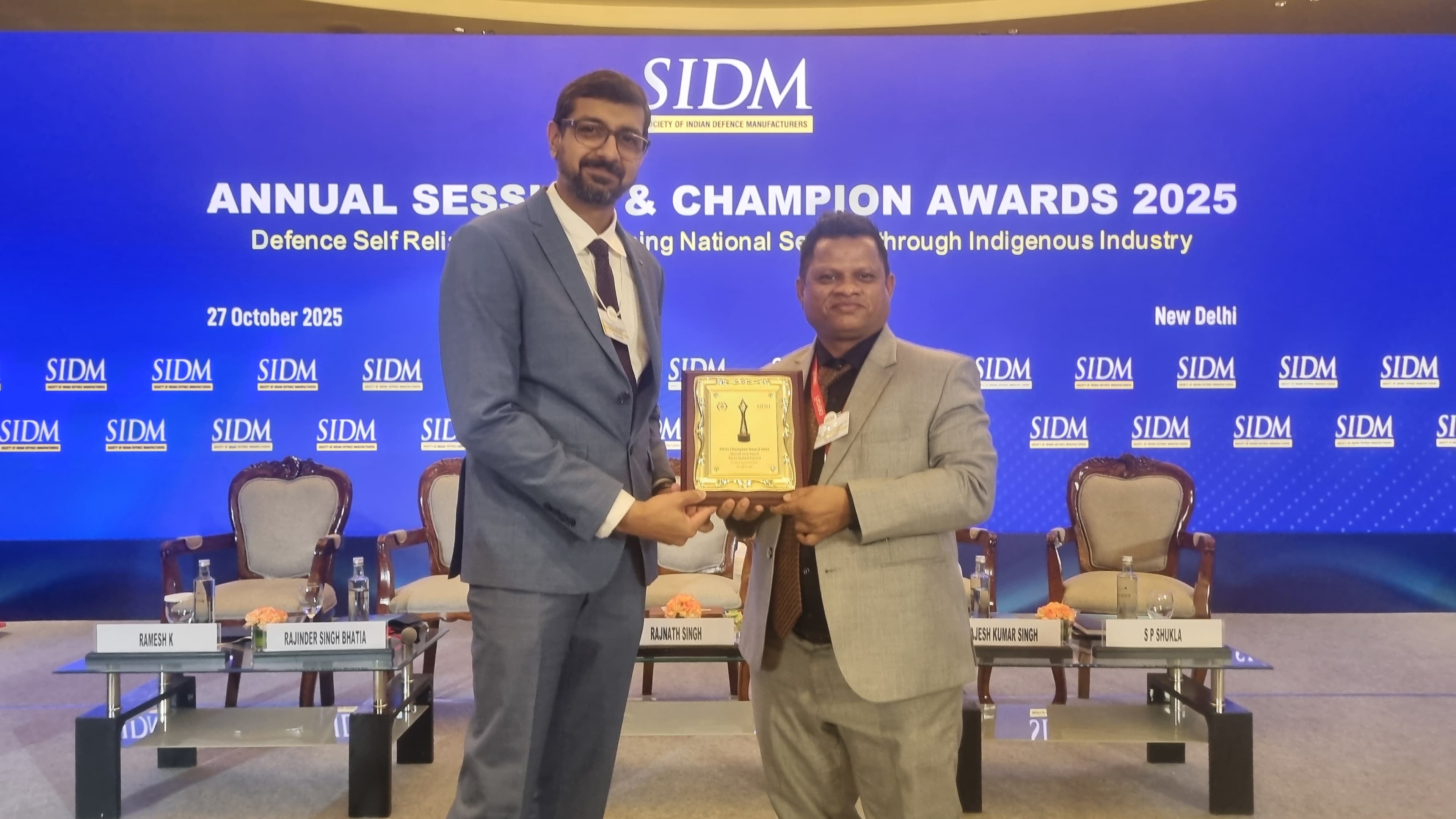 Aeron Systems Wins SIDM Champions Award 2025 for Import Substitution