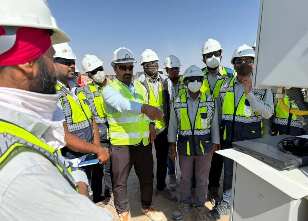 Training the DEWA-VI O&M Team on Weather Monitoring