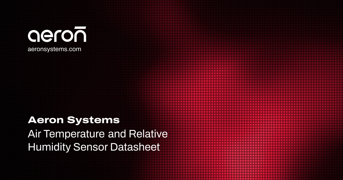 Hunid Sensor Air Temperature and Relative Humidity Sensor Datasheet (PDF)